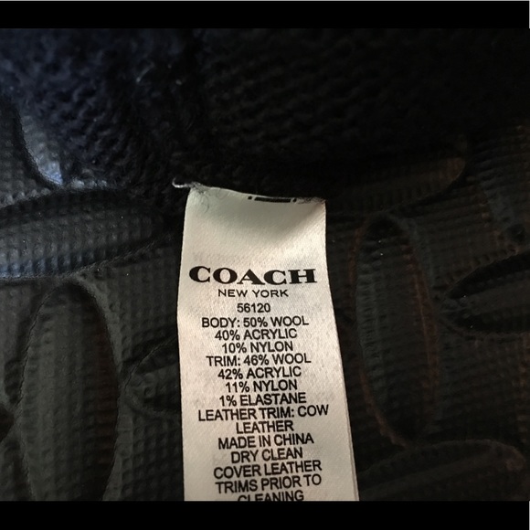 NWOT - Coach Knit Hat main image 4